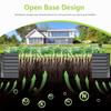 8x4x2FT Galvanized Raised Garden Bed Outdoor Metal Planter Boxes for Vegetables Grey Large Garden Beds with Rust-Resistant Coat