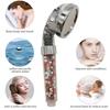 Adjustable Handheld Bathroom Shower Heads Aromatherapy Pressurized Water Saving Anion Mineral Filter High Pressure Shower Head