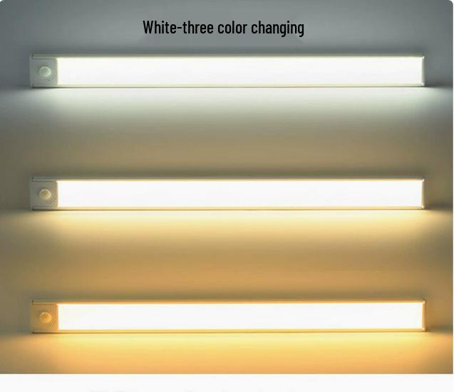 Ultra-thin Rechargeable Wireless LED Light Strip with Motion Sensor for Cabinets and Wardrobes