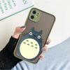 Custodia per telefono divertente anime giapponese Totoro per iPhone 11 12 13 14 Pro Max XR X 8 7 Plus Pro XS Mini Custodie con sensazione di pelle Copertura in silicone