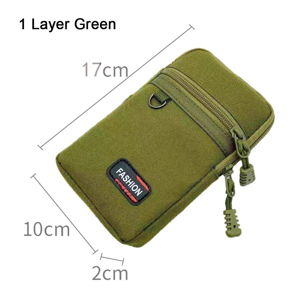 1Pcs 7 Inch Belt Waist Bag Wear-resistant Mobile Phone Bag Durable Phone Pouch  for Outdoor Camping
