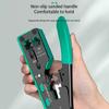 Heavy Duty Networking Cable Crimper Wire Crimping Tool Rj45 Rj11 Wire Stripper Comfortable Grip, Efficient Cutting