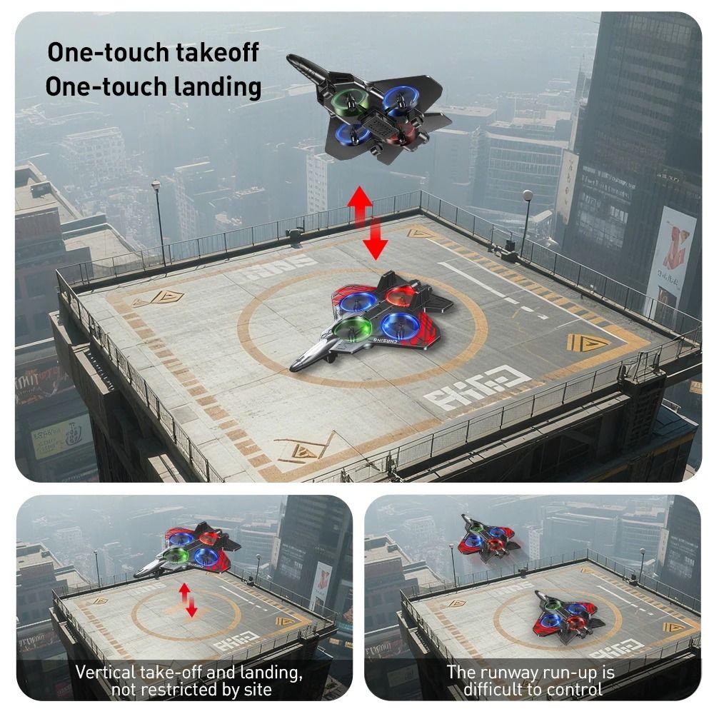 Gravity Sensing Four Motor Helicopter Toy Rechargeable RC Hobby Jet Plane  Parent-child interaction