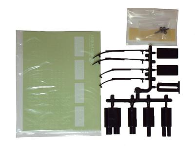 ABC HOBBY Leuchtende Kennzeichenhalterung Set (Schwarz) 66221