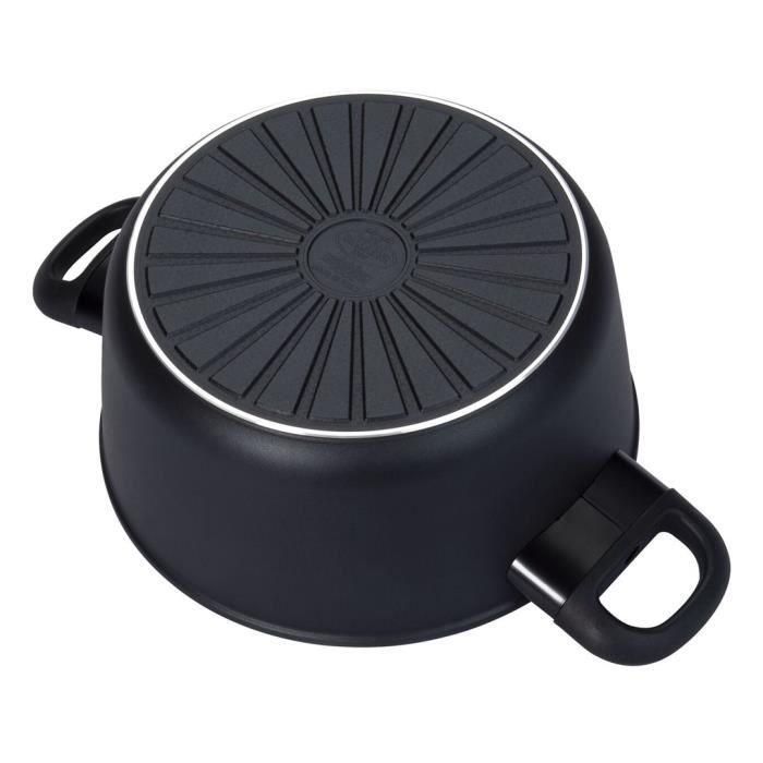 Casserole à Sauce - BALLARINI - 75002-921-0 - Rond - Noir - Aluminium 24 cm