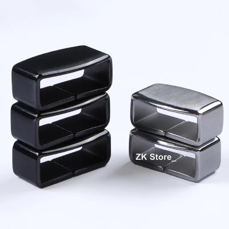 18mm 20mm Edelstahl Faltschließe für Seiko Uhrenarmbänder Silberne Schließe Doppeldruckknopfschließen Uhrenzubehör