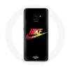 Case for Samsung Galaxy A8 Plus Nike Logo Black Background Color