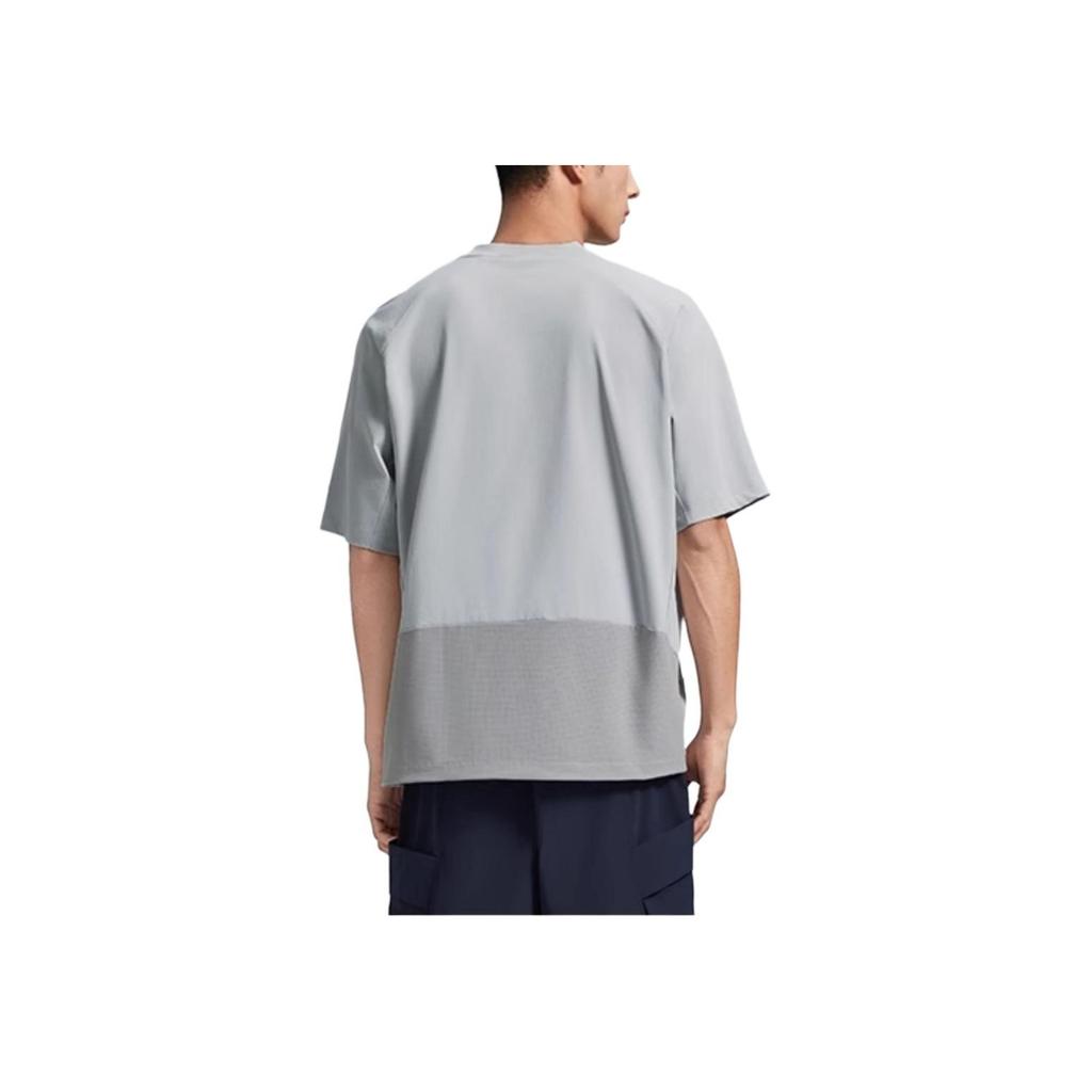 Under Armour Urban Camping Series Quick-Dry Crew Neck Short Sleeve T-Shirt Men Tops Light-Gray 15216145-0104