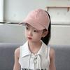 Fashion High Ponytail Kids Boy Hat Sun Hats Quick Drying Baseball Caps Adjustable Solid Travel Caps Baby Children Peaked Cap Hat