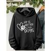 Autumn Winter Dog Claw Claw Print Love Letter Cute Printed Women's Comfortable Sweatshirt Sportswear Casual Clothing