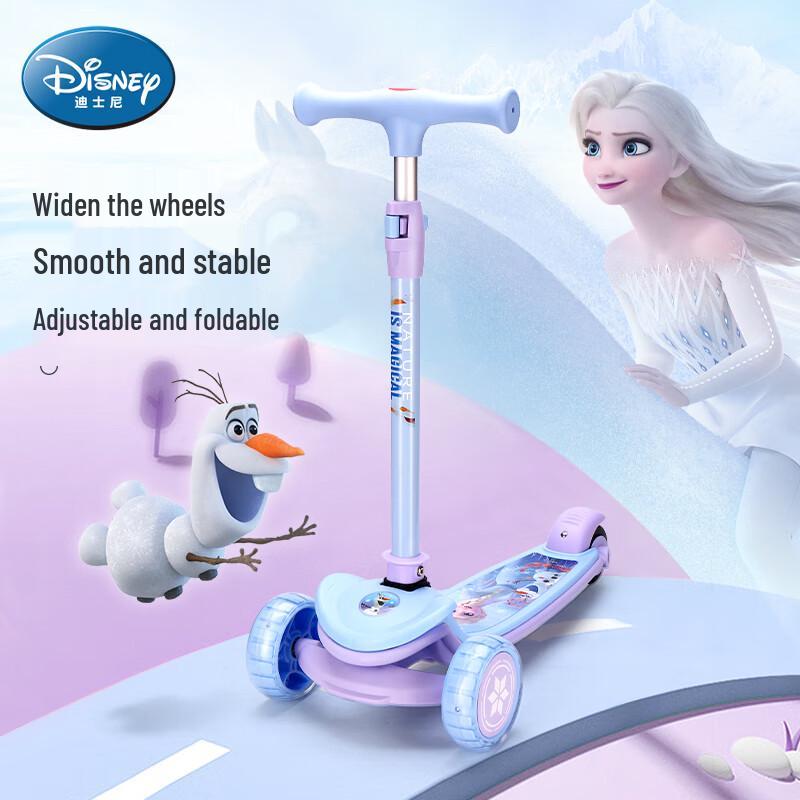 Disney Детский трехколесный самокат со световыми эффектами