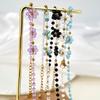 New Fashion Stainless Steel Braided Crystal Bracelet, Multi-color Bracelet for DIY Jewelry Accessories Bracelet Decoration Chain