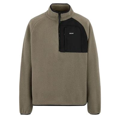 Fleece mikina Frankie Borg s polovičným zipsom