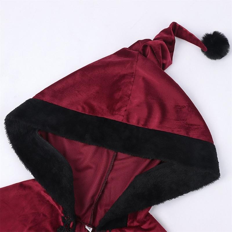 Kid Adult Medieval Cape Renaissances Costume Velvet Cape Wrap Short Thin Cloak for LARP Halloween Cosplay Party