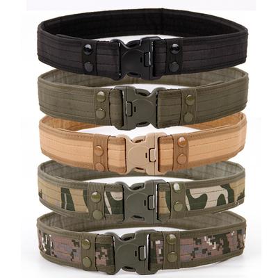 Kunststoff-Schnalle für Herren, Leinen, verlängert, verdickt, taktischer Gürtel, breite Kanten, Outdoor-Gürtel