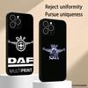 D-dafs Logo Car Logo Fashion Pattern Phone Case For iPhone 17 16 E 15 14 13 12 Plus Mini Pro Max Soft Black Shockproof Cover