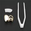 Fashionable Brass Hollow Hip Hop False Tooth Halloween Festival Hip Hop Tooth Decoration
