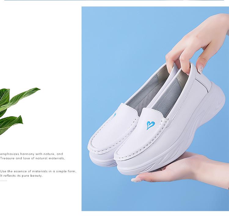 Women's Air Cushion Soft Sole Breathable Shoes - Comfortable & Versatile for Hospital Work