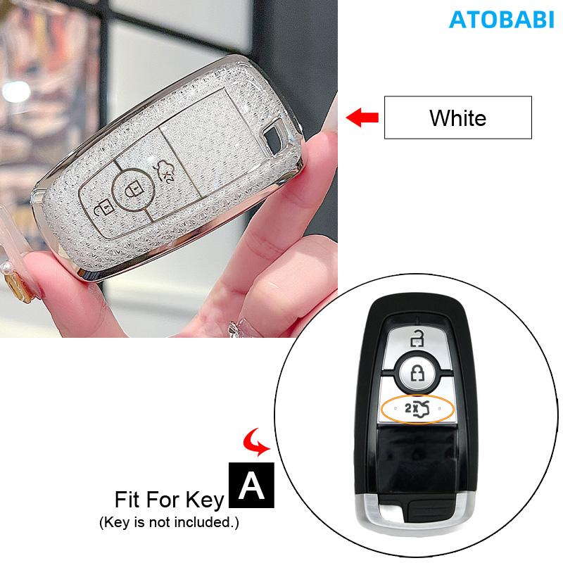 Crystal Style Tpu Car Key Cover Case Bag For Ford Focus Mondeo Galaxy S-Max C-Max Fusion Fiesta Explorer Expedition Mustang Edge