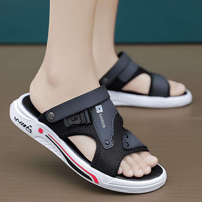 Men's Sandals 2024 Brand Designer Shoes Outdoor Beach Slippers for Men Casual Shoes High Quality Non Slip Loafers Man Slippers