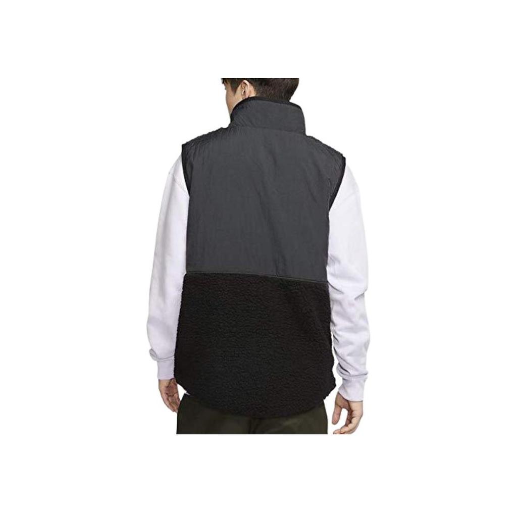Nike Full Zip Color Block Stand Collar Casual Sleeveless Vest Men Vests Gray CD3143-045
