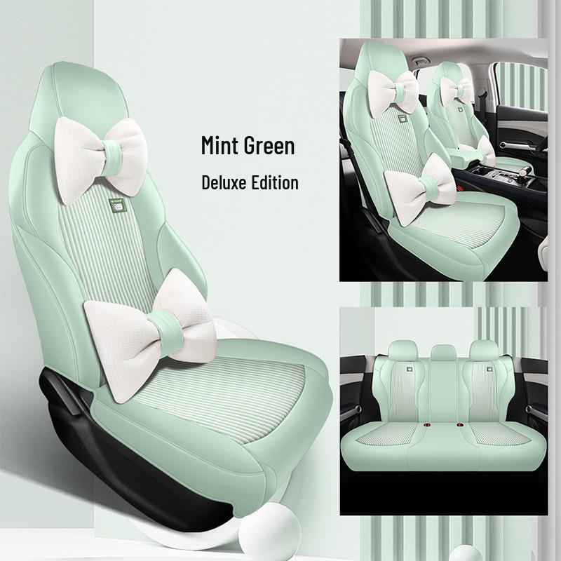 BYD Yuan Plus Cartoon Car Seat Cushion - New Model for All Seasons
