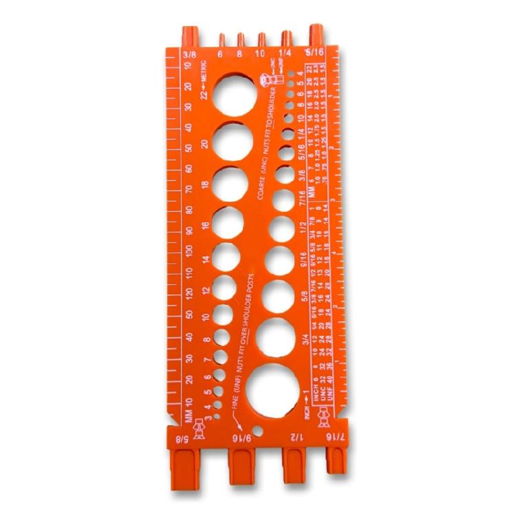 Nut And Bolt Drill Bit Thread Checker Screws ImperialsTool Gauges Tester