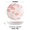 Diruien Japanese Style 8-inch Round Ceramic Deep Plate