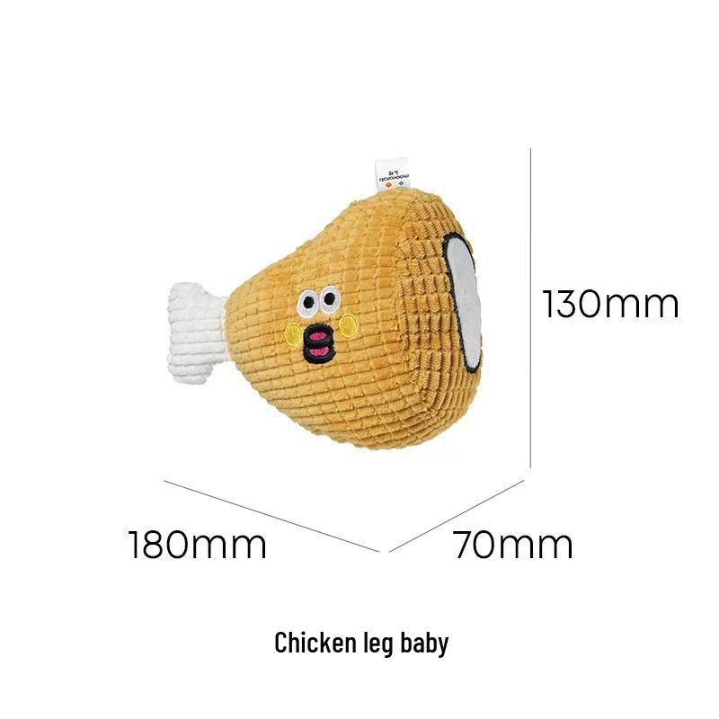 Haustier Spielzeug: Beißfestes Gelbe Ente Plüschtier für zahnende Welpen und Hunde