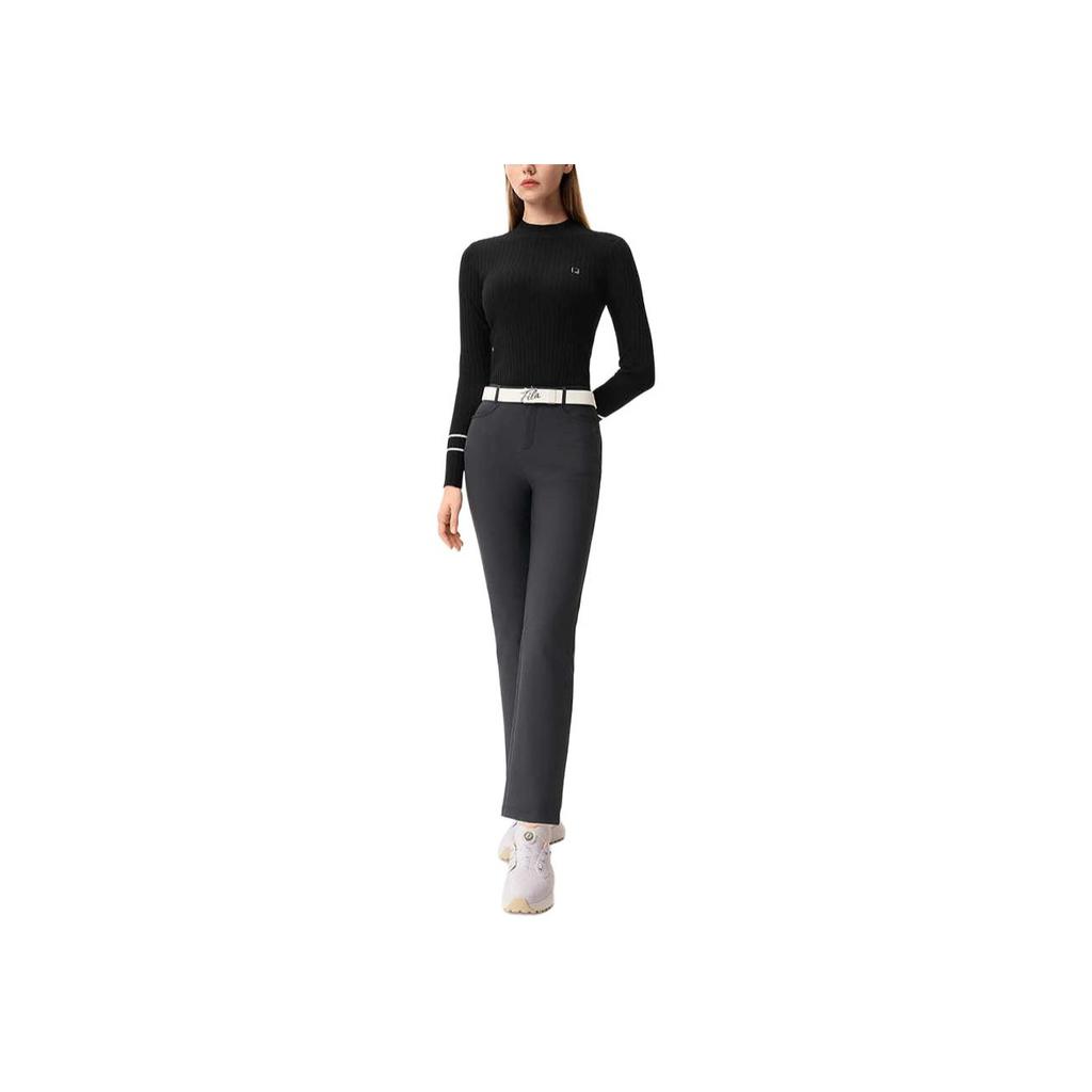 New FILA Golf Series Knitwear Women's Pitch Black A11W515402F-BK