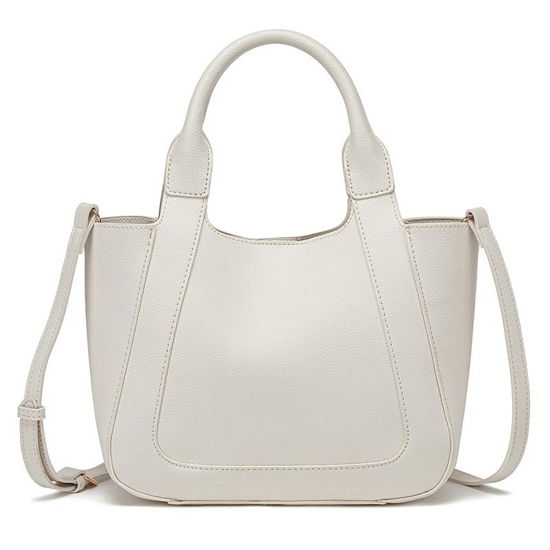 

Women s handbag premium sense vegetable basket bag women s new niche simple bucket bag versatile shoulder messenger bag белый