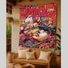 JoJos Bizarre Adventure Retro Anime Cartoon Tapestry Art Science Fiction Room Home Decor Wall Hanging Sheets