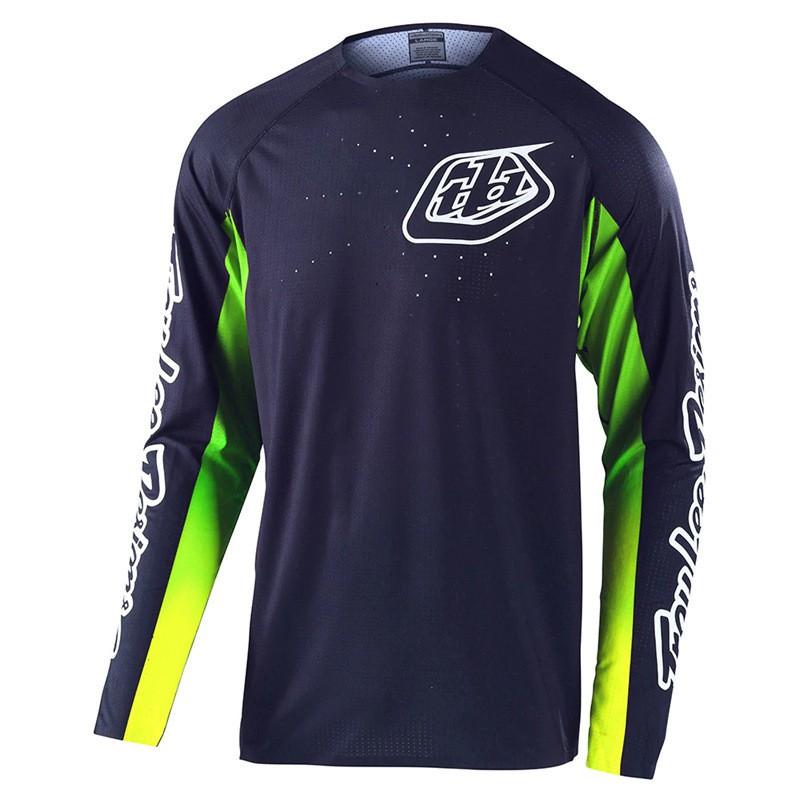 Herren Langarm Schnelltrocknendes Radtrikot Mountainbike Offroad Motorrad Reiten Sportbekleidung