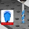 High Hardness Eccentric Drill Precisions Drilling 5/6/8/10/12mm Glass Tile Ceramic Punching Rock Triangles Drill Bit