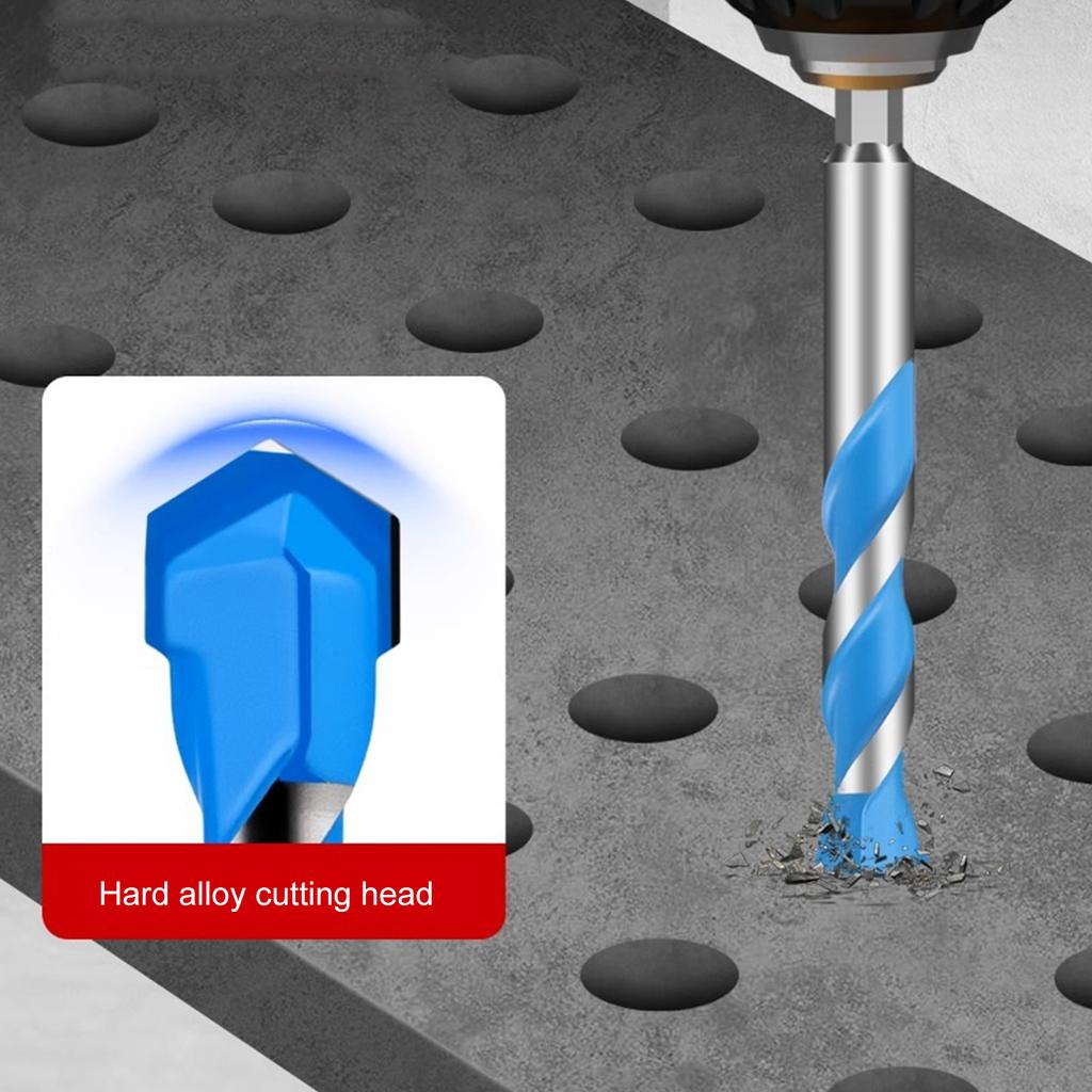 High Hardness Eccentric Drill Precisions Drilling 5/6/8/10/12mm Glass Tile Ceramic Punching Rock Triangles Drill Bit
