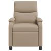 Recliner Chair Cappuccino Faux Leather