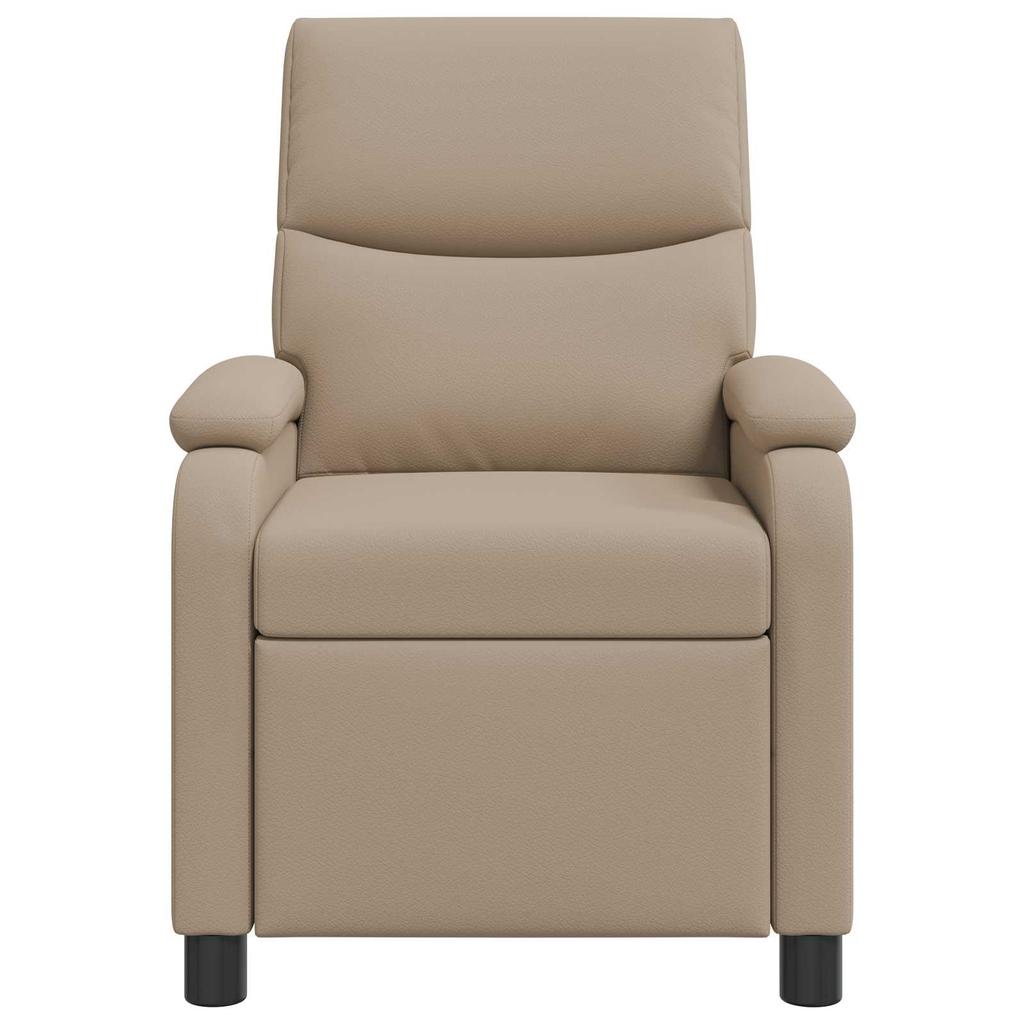 Recliner Chair Cappuccino Faux Leather