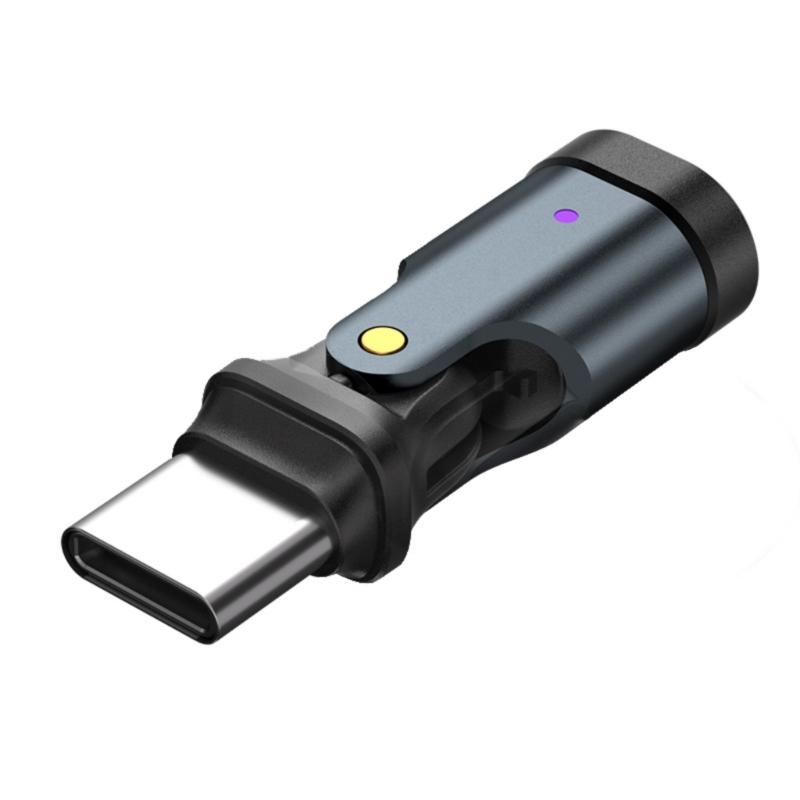 

180Degree Rotatable USB C Adapter PD240W 5A Fast Charging 480Mbps Data Transfer For Phones 15 16 Type C Devices