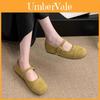 Mary Jane Flat Shoes For Women Spring Pu Casual Daily Wear