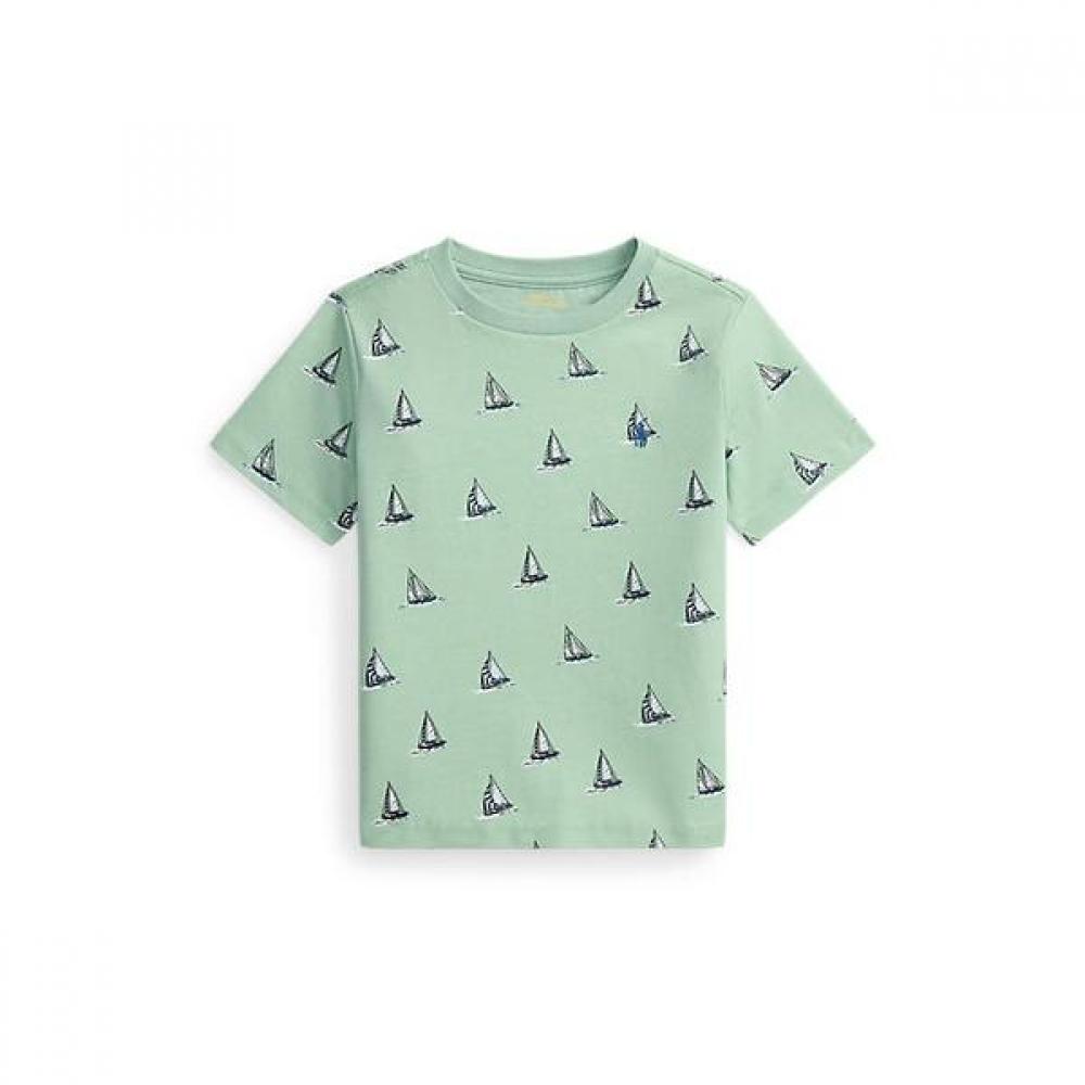 

Polo Ralph Lauren Boys 2 7 Years Sailboat Print Jersey Tee Cwpotshb8021276999 2