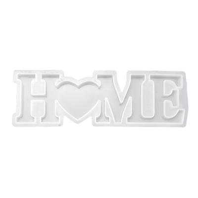 Silikonform HOME Alphabet Silikonform Dekoration DIY Kristall Epoxid Liebe Dekoration