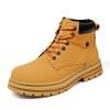 Autumn and Winter New Large Size Martin Boots Men's Leather High-top Leather Shoes Rhubarb Boots Outdoor Tooling Boots