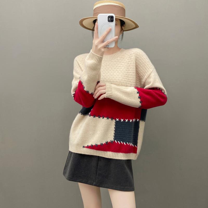 Qinghe 100% Pure Cashmere Women's Sweater - Ultra Soft Luxury Winter Pullover