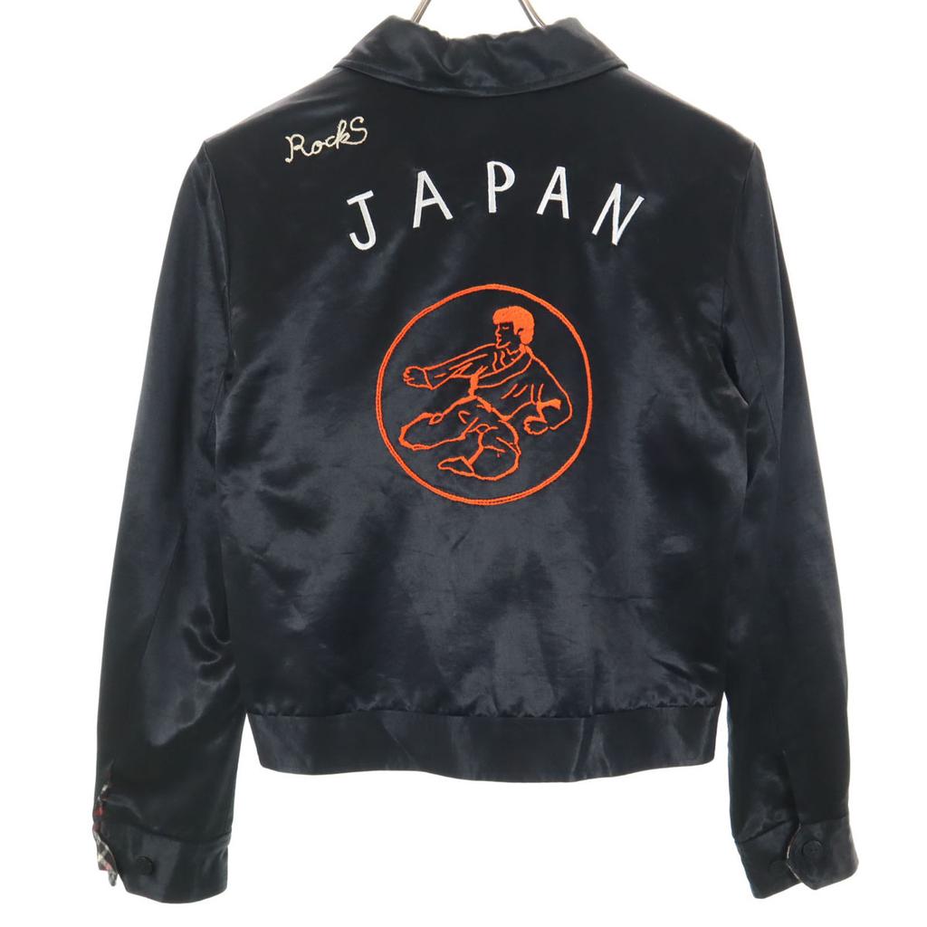OZONE ROCKS made in Japan Back stab_ Zip jacket Black series Women Used