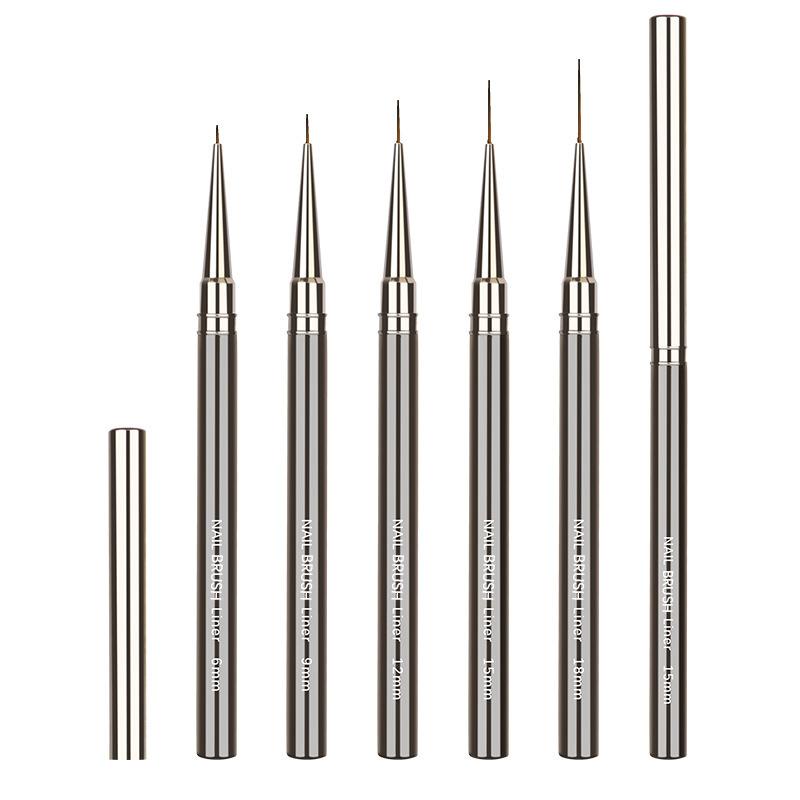 

Japanese Nail Art Line Brush Salon Professional Drawing Pen Detailer Dot Flower Painting Liner Designer Tool Portable