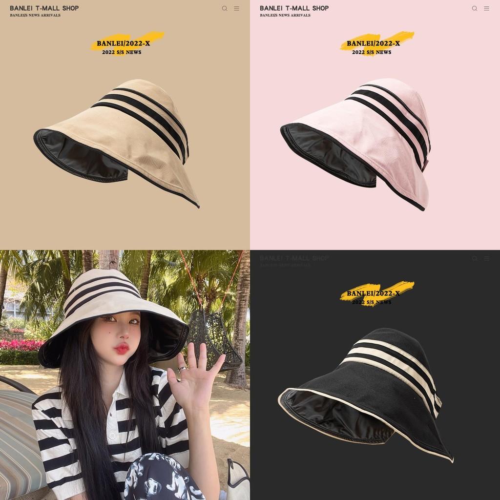 Trendy Sunshade Visor Hat For Ladies Korean Style Small Face Sun Protection