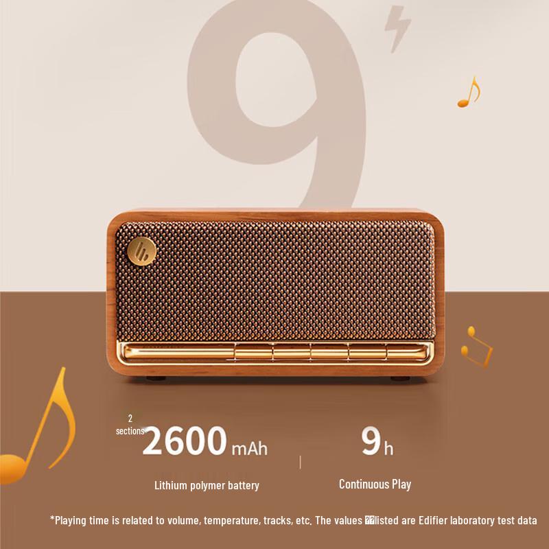 Edifier M230 Wooden Portable Bluetooth Speaker CN Plug (adapter Included)
