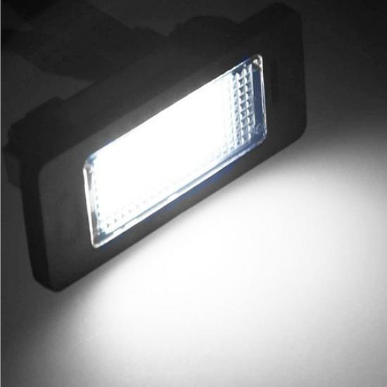 Pair License Plate w/ Lights LED Tag Lamp For BMW E90 E92 E39 E60 E61 M5 E70