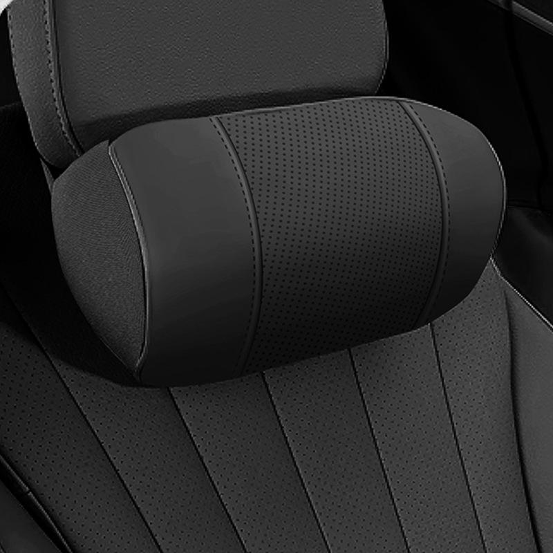 Jiyue 01/07 Car Headrest & Backrest Memory Foam Cushion with Neck and Lumbar Support