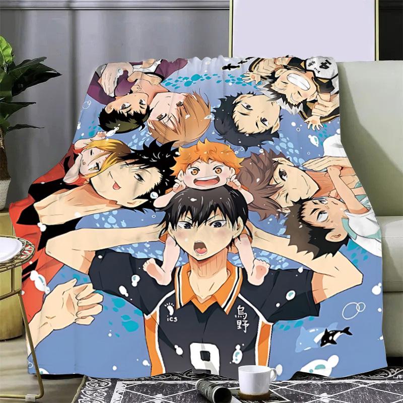 Hot Anime Haikyuu! Printed Blanket Picnic Blankets Warm Blanket Soft and Comfortable Blanket Home Travel Birthday Gift